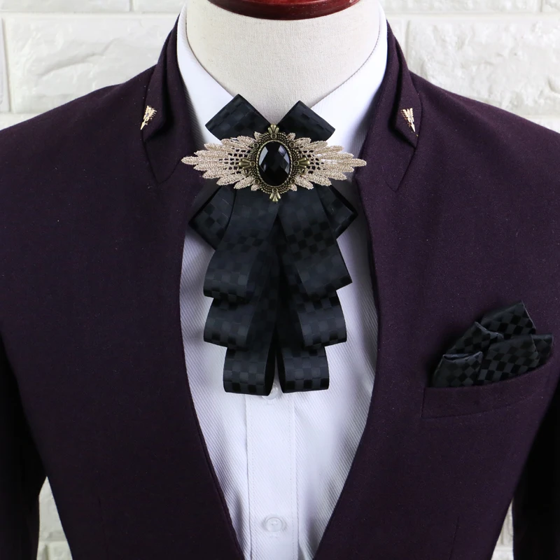 

Brooch Flower Rhinestone Cloth Art Pins And Brooches Men's Clothing & Accessories Shirt Collar Accessories Vintage Men