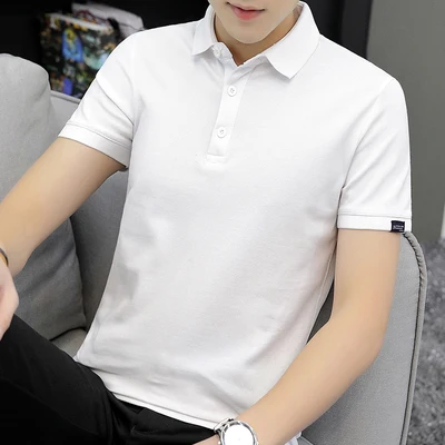 

Men's short sleeve t-shirt summer trend handsome casual half sleeve 2787