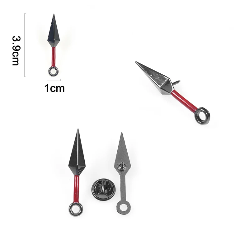 

Japanese Animation Brooch Spiral Pill Ninja Cosplay Props Red Tide Clothing Metal Enamel Pin Lapel Badge Gift for Ninja Fans