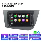 Android 10 автомобильный мультимедийный плеер 6 + 128G DSP GPS для Seat Leon 2 MK2 2005 - 2012 автомобильный радиоприемник поддержка Carplay Android Авто DVR OBD