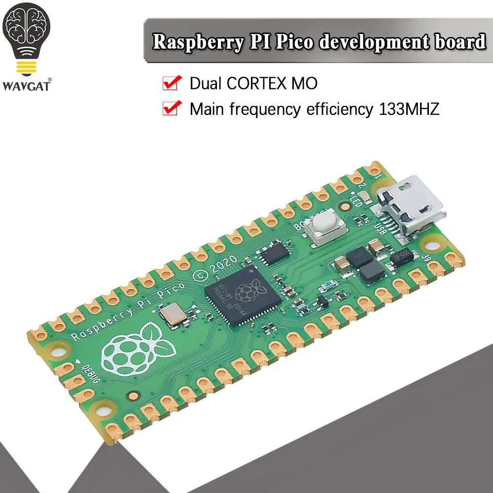 

Raspberry Pi Pico Development Board A Low-Cost High-Performance Microcontroller Board RP2040 Cortex-M0+ Dual-Core ARM Processor