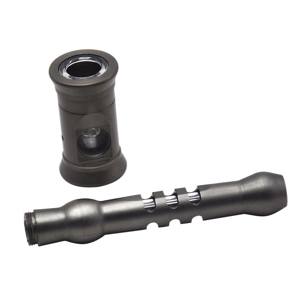 Курительный набор креативная металлическая стеклянная табачная трубка молоток