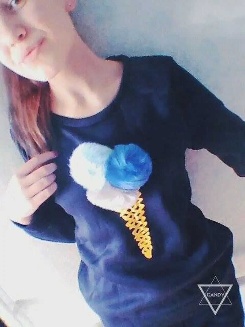 

Ice Print Cute Hoodies Sweatshirts 2022 Women Casual Kawaii Harajuku Fashion Punk For Girls Clothing European Tops Korean