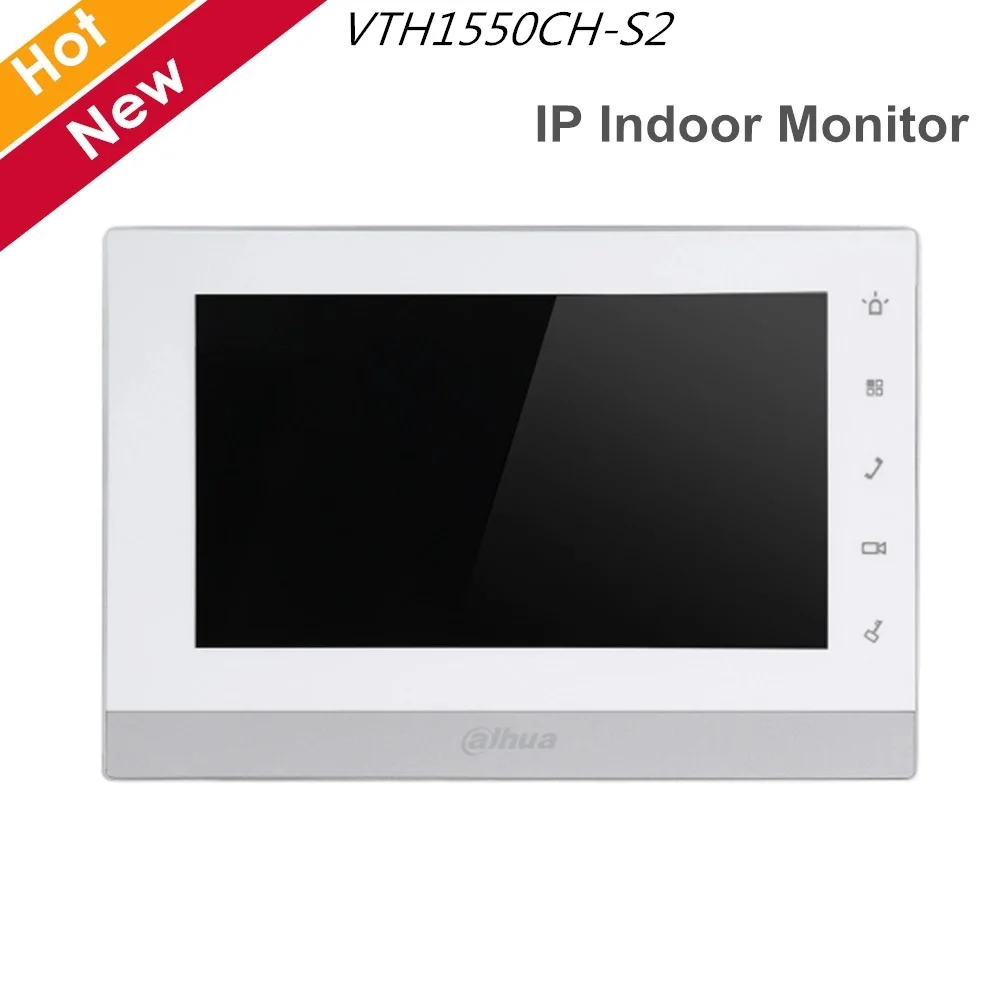 Dahua видеодомофоны VTH1550CH-S2 IP внутренний монитор " TFT емкостный сенсорный экран сигнализация интеграция видео дверной звонок аксессуар