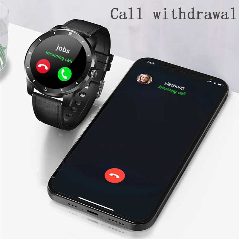 

Men Sport Smart Watch Bluetooth Call Reminder Heart Rate Fitness Tracker IP68 Waterproof Full Touch Smartwatch For iOS Android