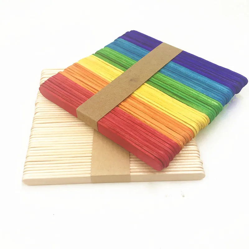 50 шт./упак. деревянные поделки искусство Детский Набор для творчества ручная