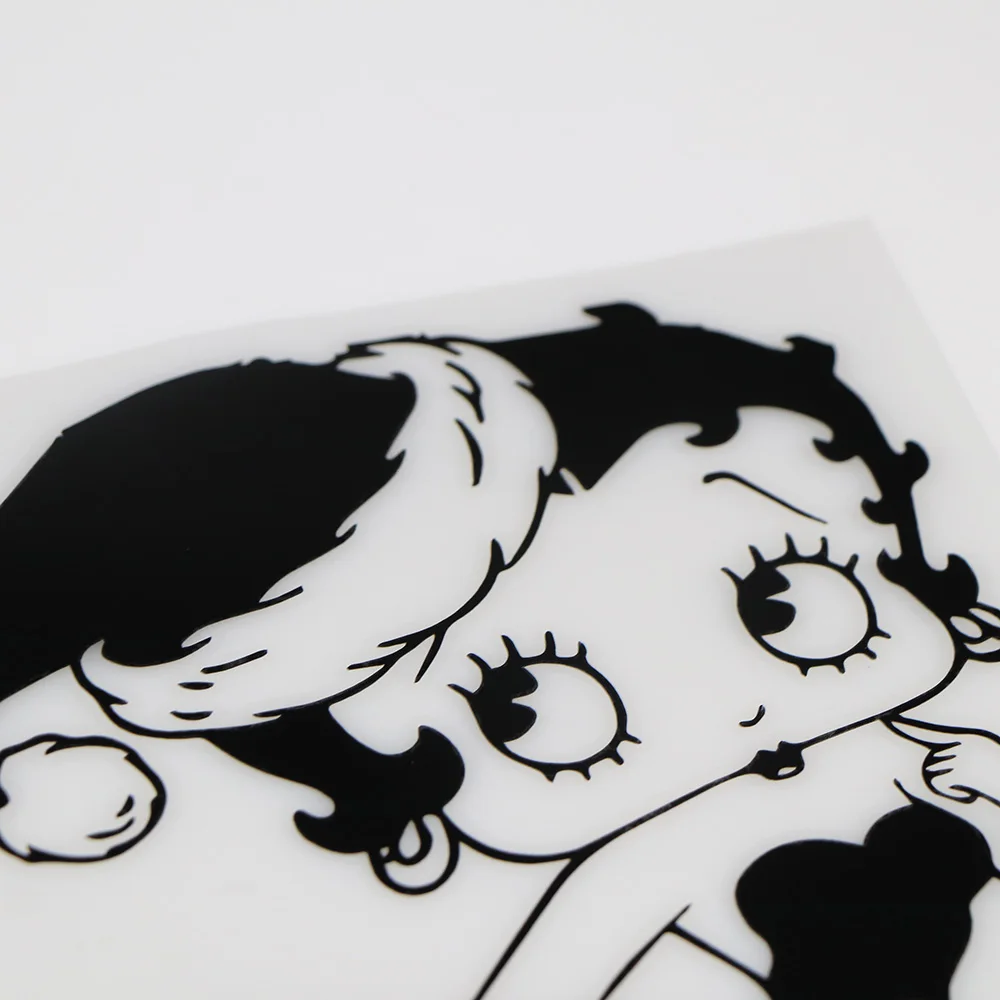 

YOJA 11.1X20.3CM Christmas Beauty Car Door Decoration Decals Personality Vinyl Stickers ZT4-0057