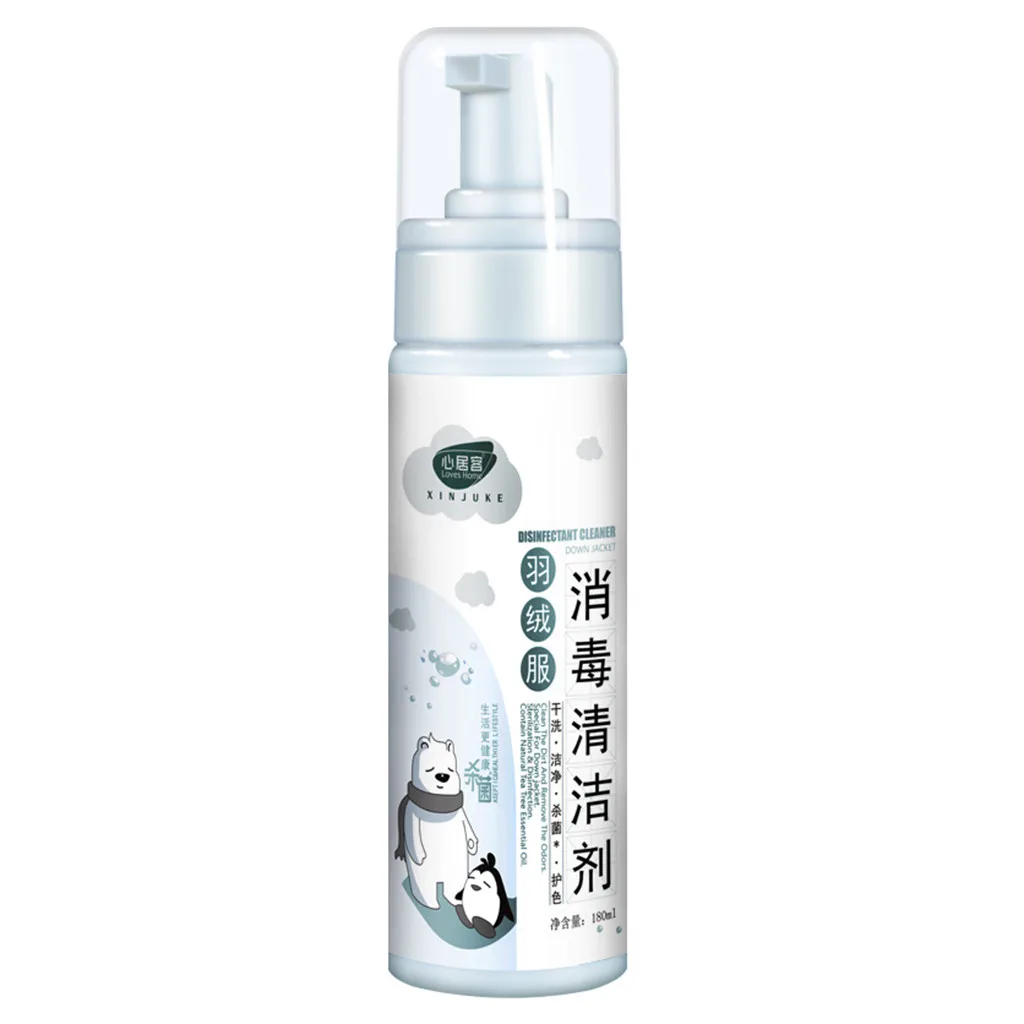 180 мл Многоцелевой безводной одежды очищающий пенопластовый пуховик сухой