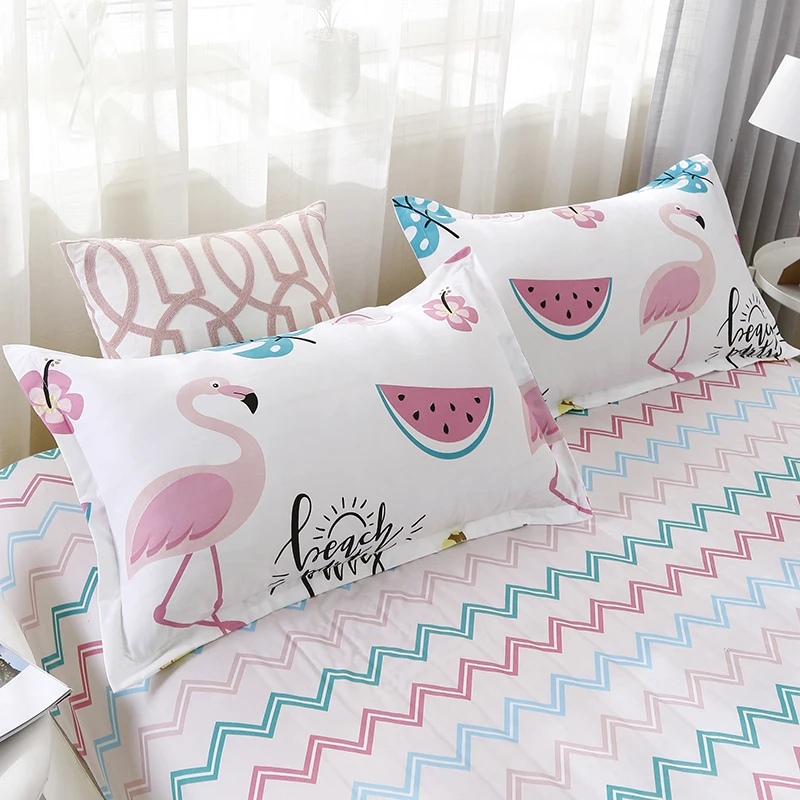 4 шт./компл. фрукты арбуз ананас банан украшенное лебедем для Постельное белье