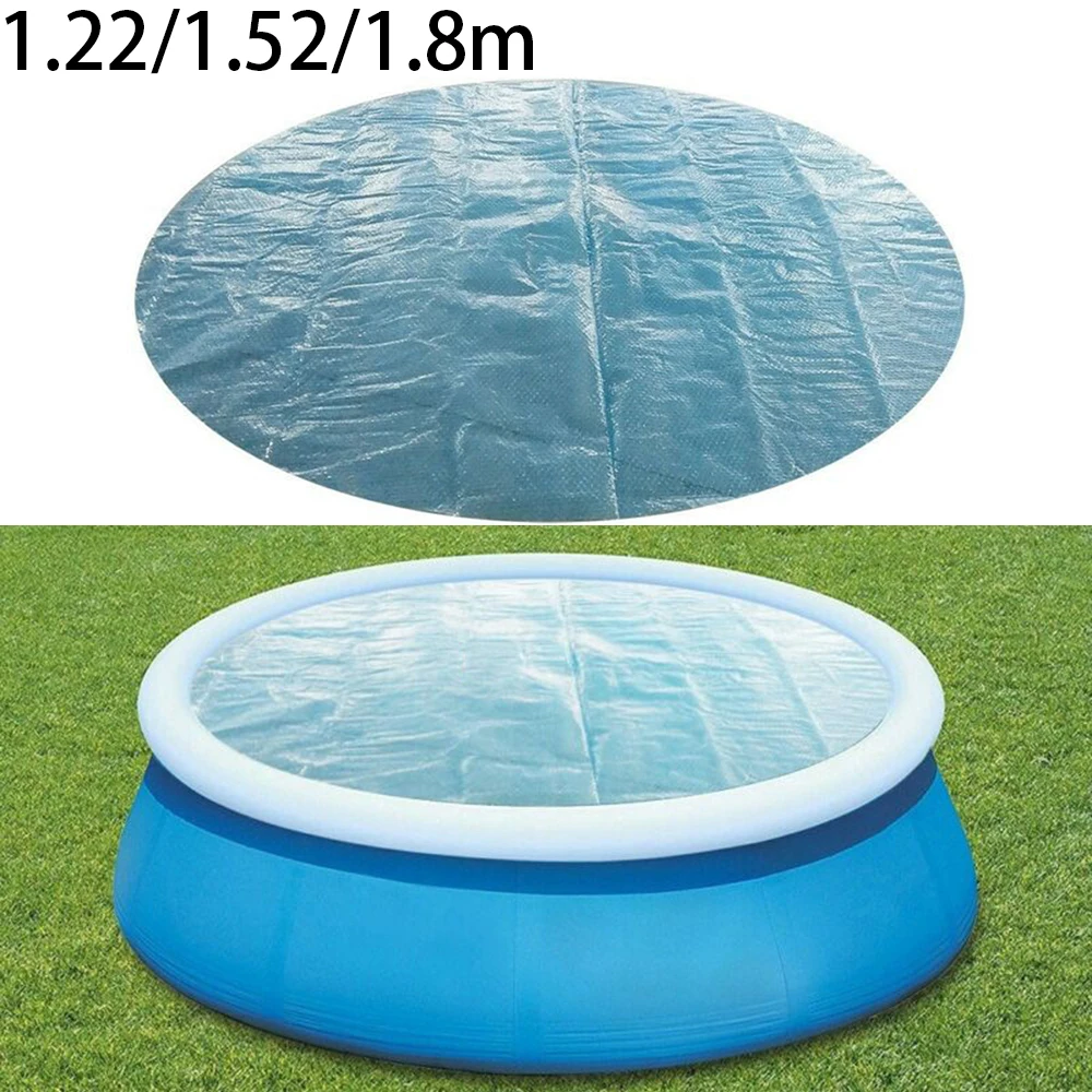 

Heat Pool Cover Retaining Drain Holes Covering PE Blue Accessory Solar