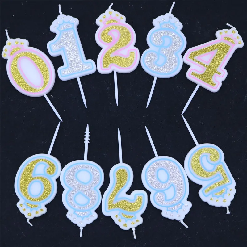 1 шт. цифровые свечи для милых детских праздников подарок на день рождения