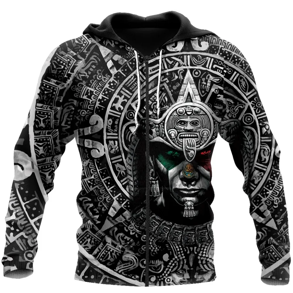 

Aztec Warrior Totem 3D All Over Printed Men Hoodies Sweatshirt Unisex Streetwear Zipper Pullover Casual Jacket Tracksuits KJ0189
