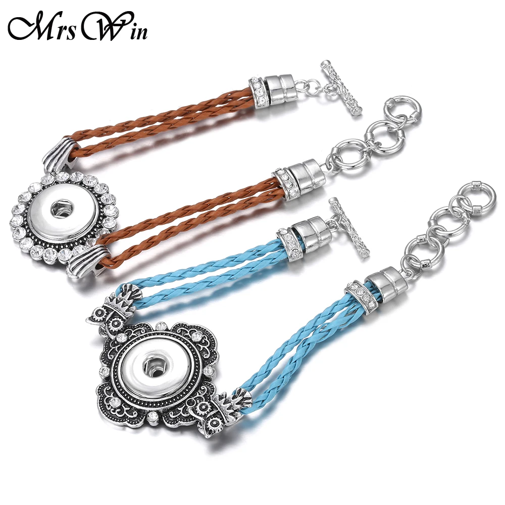 Новый 18 мм оснастки ювелирные изделия винтажные металлические кнопки браслет