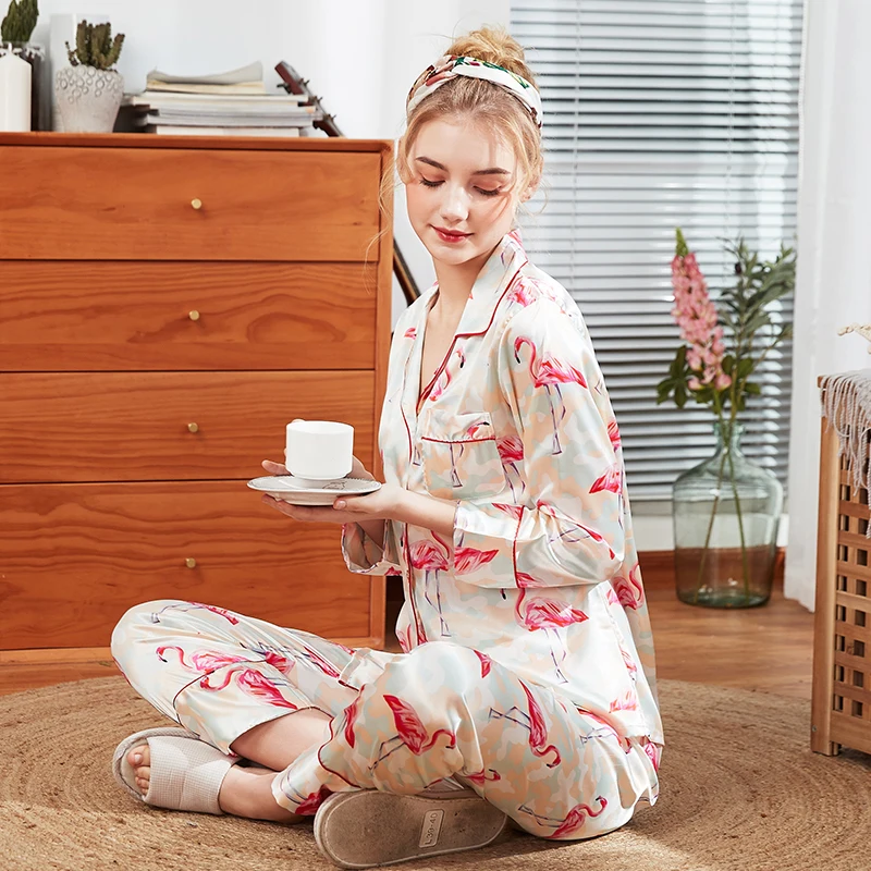 Пижама YAO TING женская пижама пикантная Стич сексуальная ночная одежда Осенний