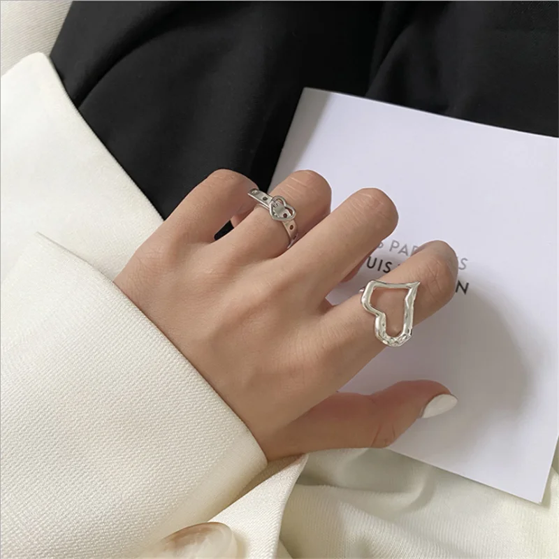 

Design Ring Female Niche Love Ring Design Sense Fashion Men's Women Holiday Gifts Party Jewelry Wholesale