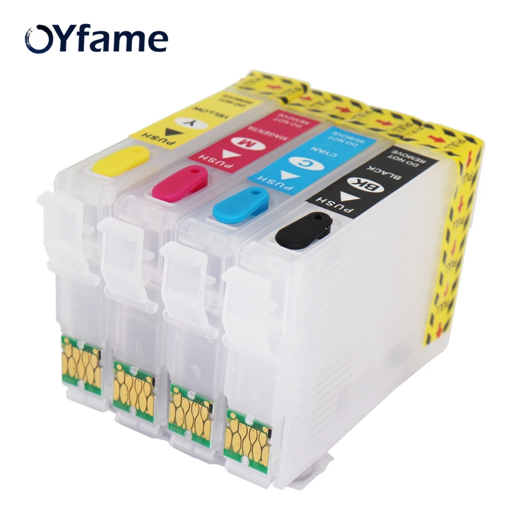 OYfame T1901 T1904 чернильные картриджи для Epson многоразовый чернильный картридж с
