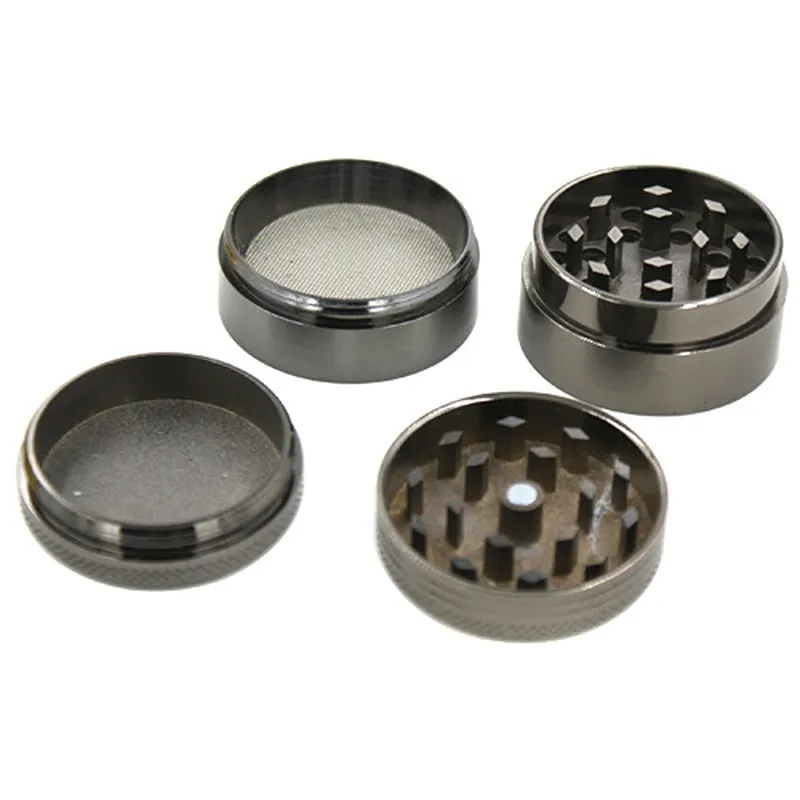 

4 Layer Zinc Alloy Herb Grinder 40mm Herb Spice Grass Weed Tobacco Smoke Grinders for Men Smoking Accessories SEC88