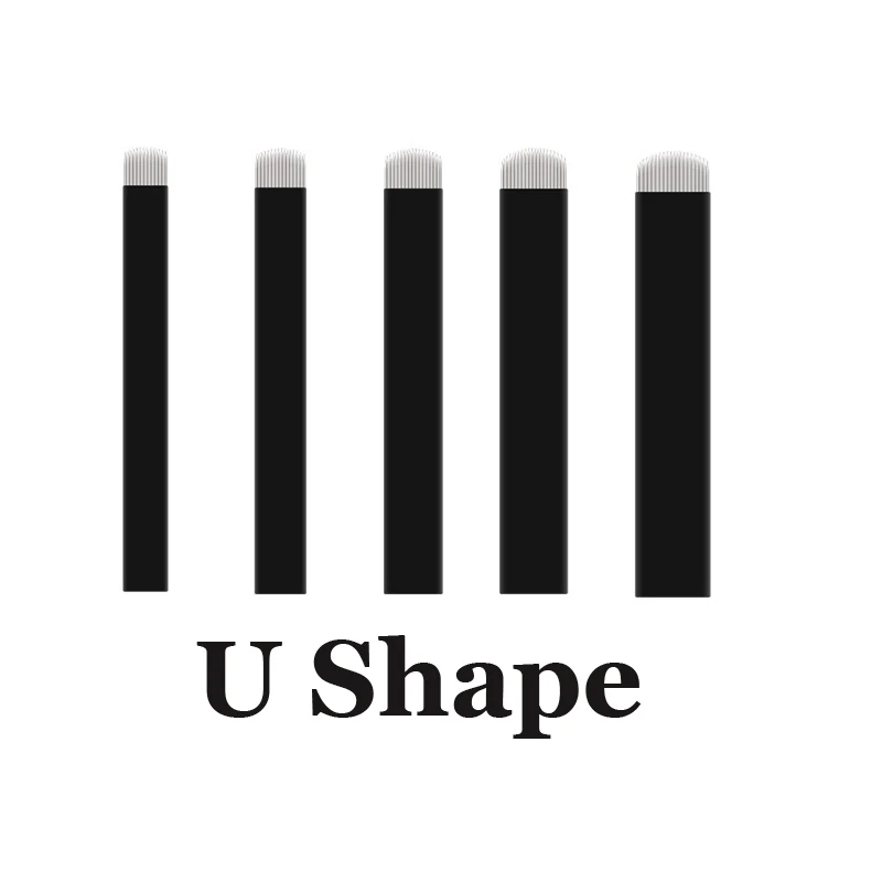 Лезвие для татуировки макияжа 500 шт. товары перманентного микроблейдинг лезвие