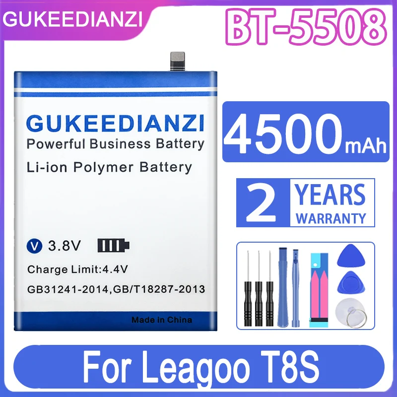 Аккумулятор 3400/4850 мАч для Leagoo M5 M8 M9 Pro M10 M11/S8 S9 S10/T8S/Elite5 Elite 5/BT-513P/BT-572P P/BT-5501 |