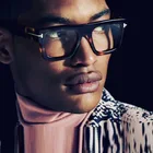 Оптические очки Tom в винтажном стиле для мужчин, в квадратной оправе с прозрачными линзами, в стиле ретро