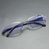 ultralight rimless reading glasses anti blue light radiation computer presbyopia readers spectacleso reader glasses