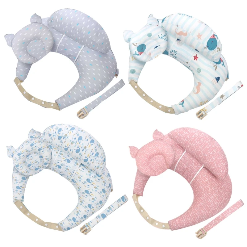 Almohada ajustable para lactancia de reci&eacute;n nacido, almohada de lactancia multifunci&oacute;n con correa auxiliar para el hombro, posicionador para el cuidado del beb&eacute; para ni&ntilde;os-0