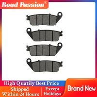 road passion motorcycle front brake pads for honda nv400 steed xr400 supermotard vt600 shadow cbr1000f cbr1000 f st1100