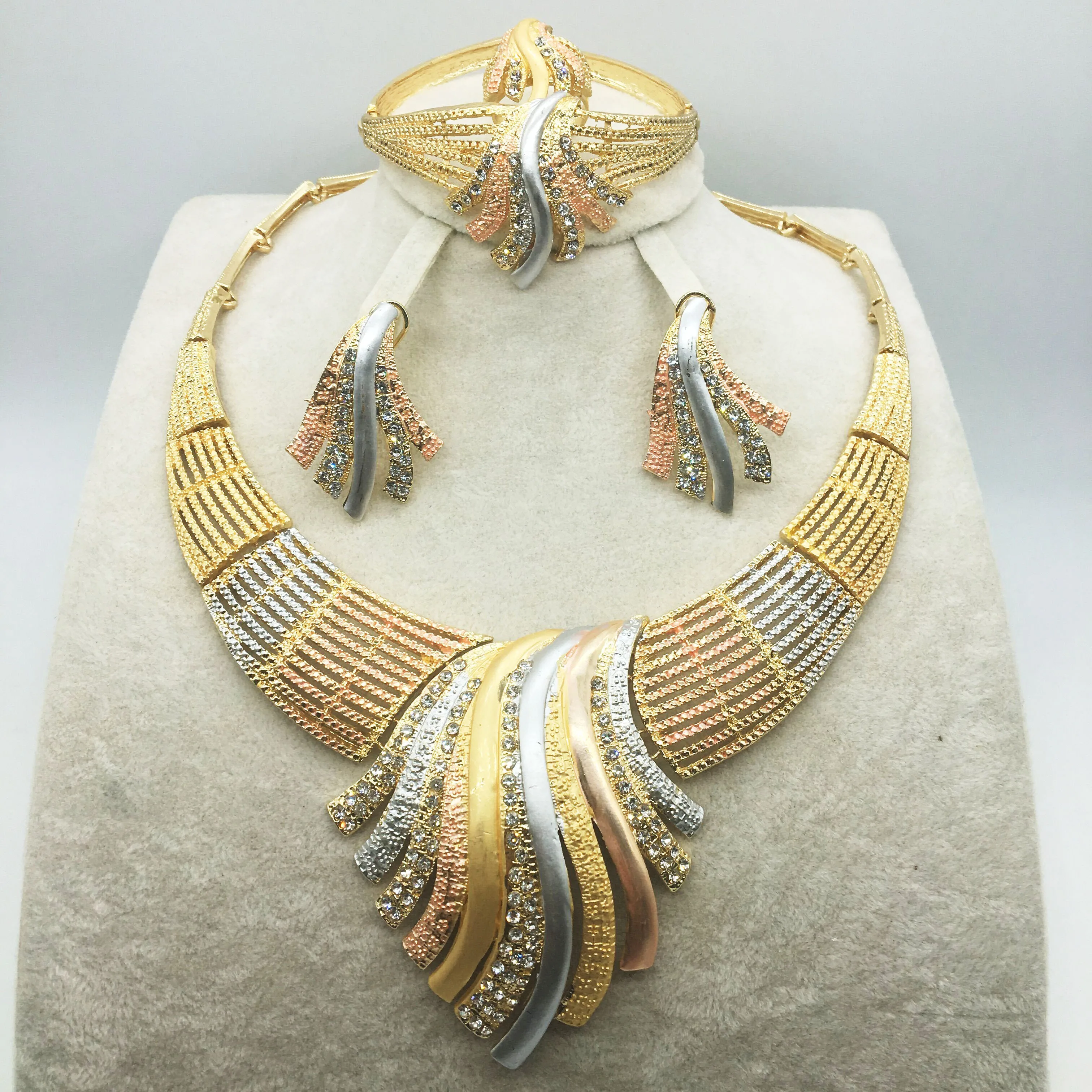 Южная Африка Дубай Ювелирная коллекция большое ожерелье Классическая мода форма