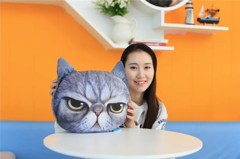 3D моделирование Шарпей мопс, собака, кошка, плюшевая игрушка, мягкая подушка Сибирского хаски, кондиционер, одеяло, подарок для девочек