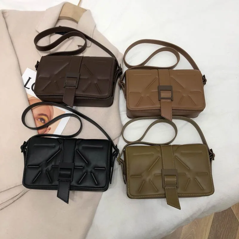 

Fashion Women Shoulder Bag High Quality Designer Luxury Crossbody Bag Small New Female Square Bags Artificial Leather Black