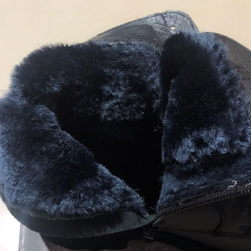 Модные женские ботинки-мартинсы DRKANOL в уличном стиле осенне-зимние теплые