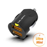 Hidden Mini Dual USB Car Charger Adapter Car USB Charger Mobile Phone USB Car-charger Auto Charge port for Samsung xiaomi