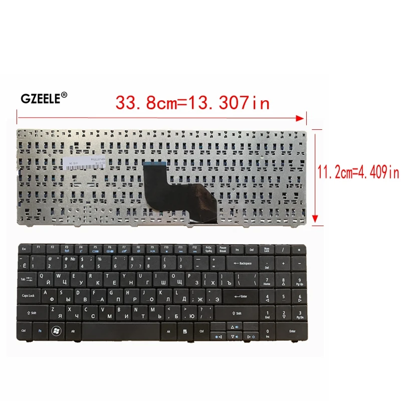Клавиатура для ноутбука Acer Aspire 5516 5517 5332 5532 5534 5732Z 5732ZG 5732 7713 7715 RU черная новая |