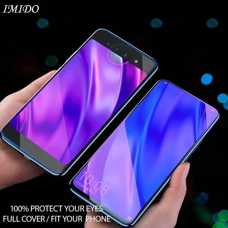 Полное покрытие анти синее закаленное стекло для VIVO NEX Dual display Edition протектор