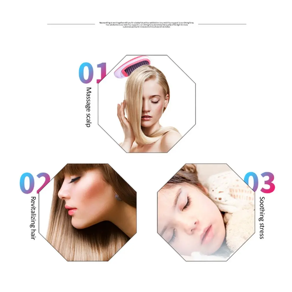 Портативная Ионная Щетка для волос выпрямитель щетка с отрицательными ионами