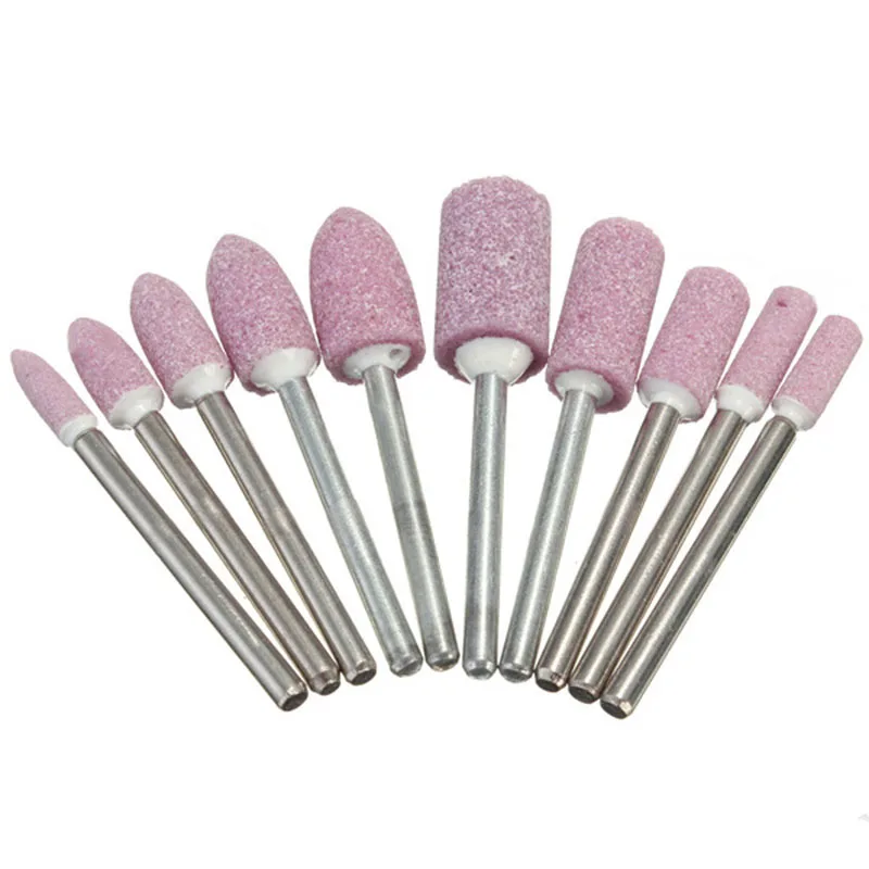 10 шт. Новый 1/8 &quotабразивный полировальный монтируемый камень роторный