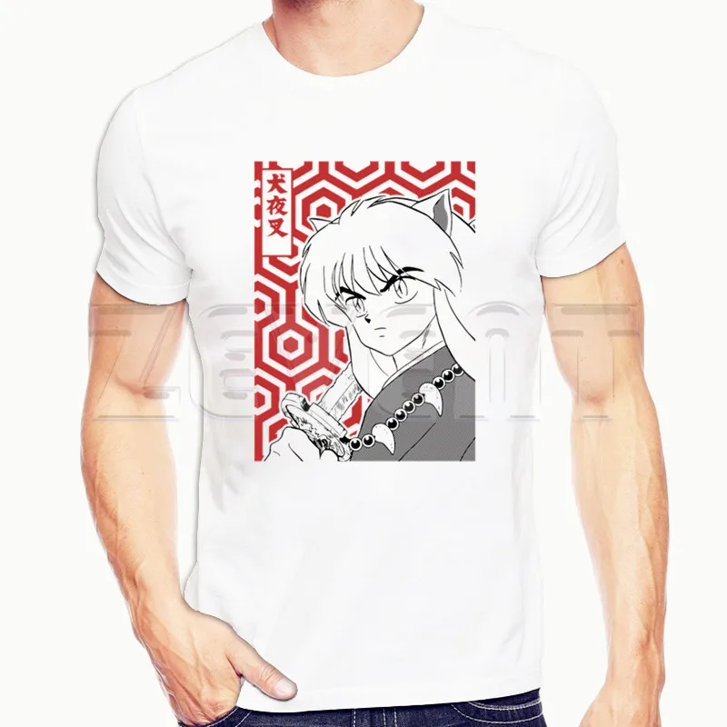 Inuyasha футболки мужские Модные летние в стиле хип-хоп с принтом для девочек уличная