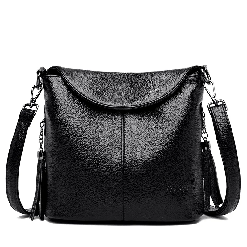 

2021 Soft Leather Crossbody Bags for Women Luxury Handbags Women Bags Designer Female Casual Hand Shoulder Bag Bolsos de Mujer