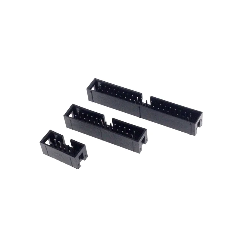 10 шт. Dip 6/10/20/26/34/40 PIN 2 54 мм Штекерный разъем прямое гнездо IDC BOX PCB двухрядный 10P/20P/40P