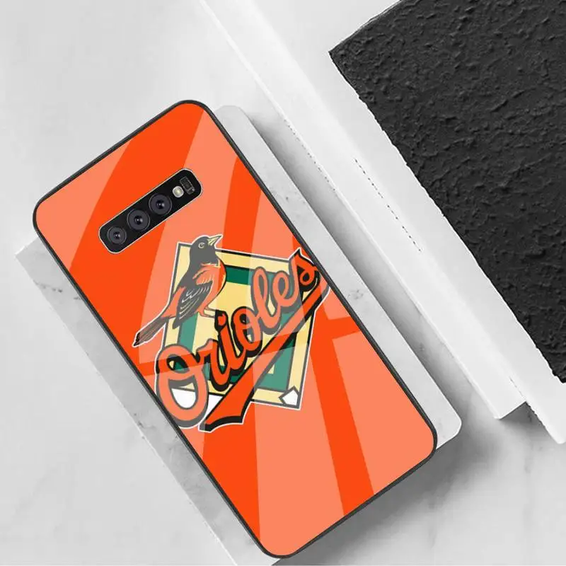 

Baltimore Orioles Phone Case Tempered Glass For Samsung S6 7 8 9 10 20 Plus Ultra Note8 9 10 10pro