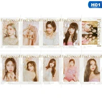 10pcsset kpop twice members lomo card twice team photo card sticker twice album feel special photocard stationery stickers