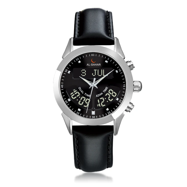 Исламские наручные часы запрограммированные для молитвы Azan Time с календарем Hijri
