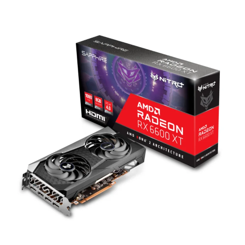 

Новый Sapphire RX 6600XT 8G Nitro для игровых настольных игр AMD RX 6600 XT