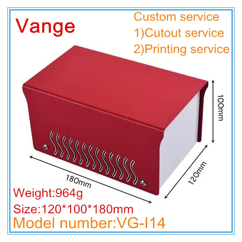 1 шт./лот электронные Чехлы для металлических листов 120*100*180 мм железные корпусные