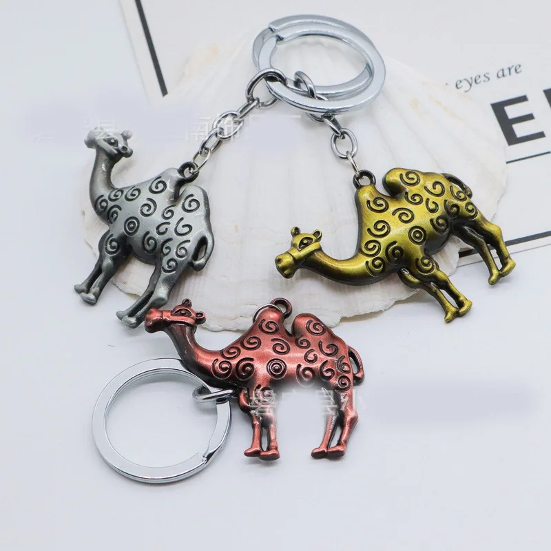

Camel Брелки Новые женские/мужские модные ювелирные изделия 3 цвета винтажные сплав тон брелки для ключей держатель для ключей сплав подвески ...