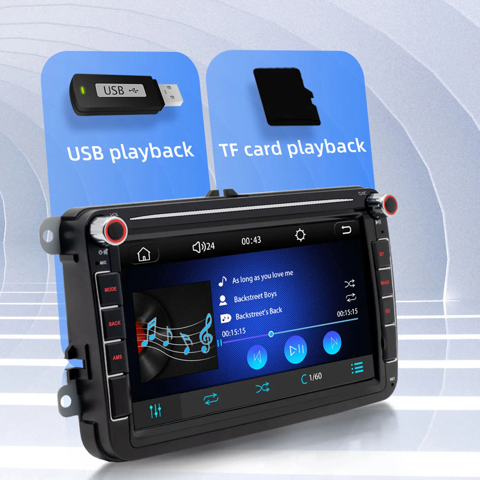 Bluetooth автомобильный радиоприемник AUX in WiFi для сенсорного экрана 9083 | Автомобили и