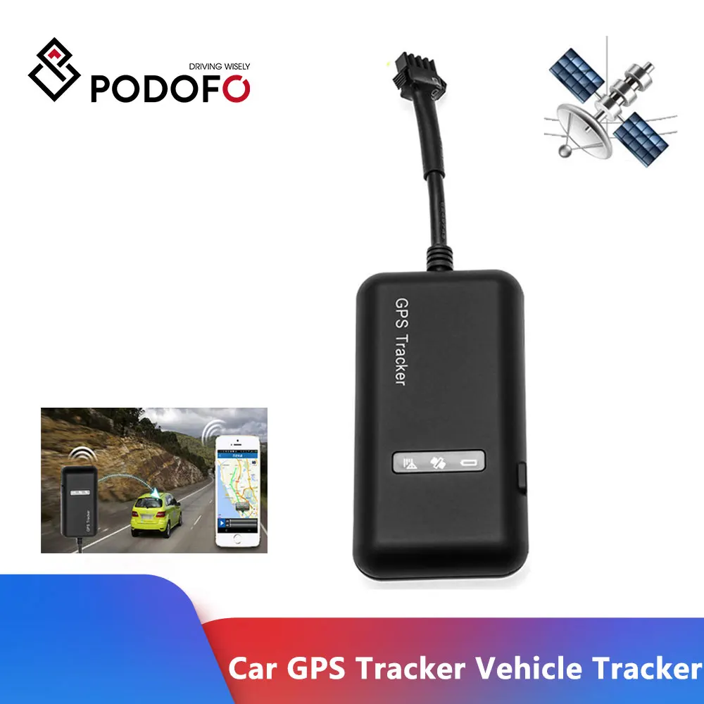 Podofo Автомобильный gps трекер TK110 автомобильный трекер gps локатор отслеживание в реальном времени для автомобилей мотоциклов положение автомобиля-Стайлинг