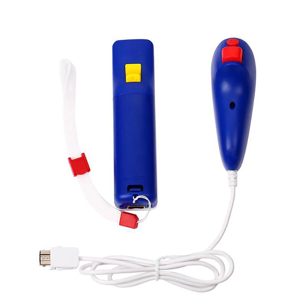 

2in1 Left Right Handle Set for Nintend Wii for WII U Game Host Remote Gamepad Controller with Built-in Accelerator