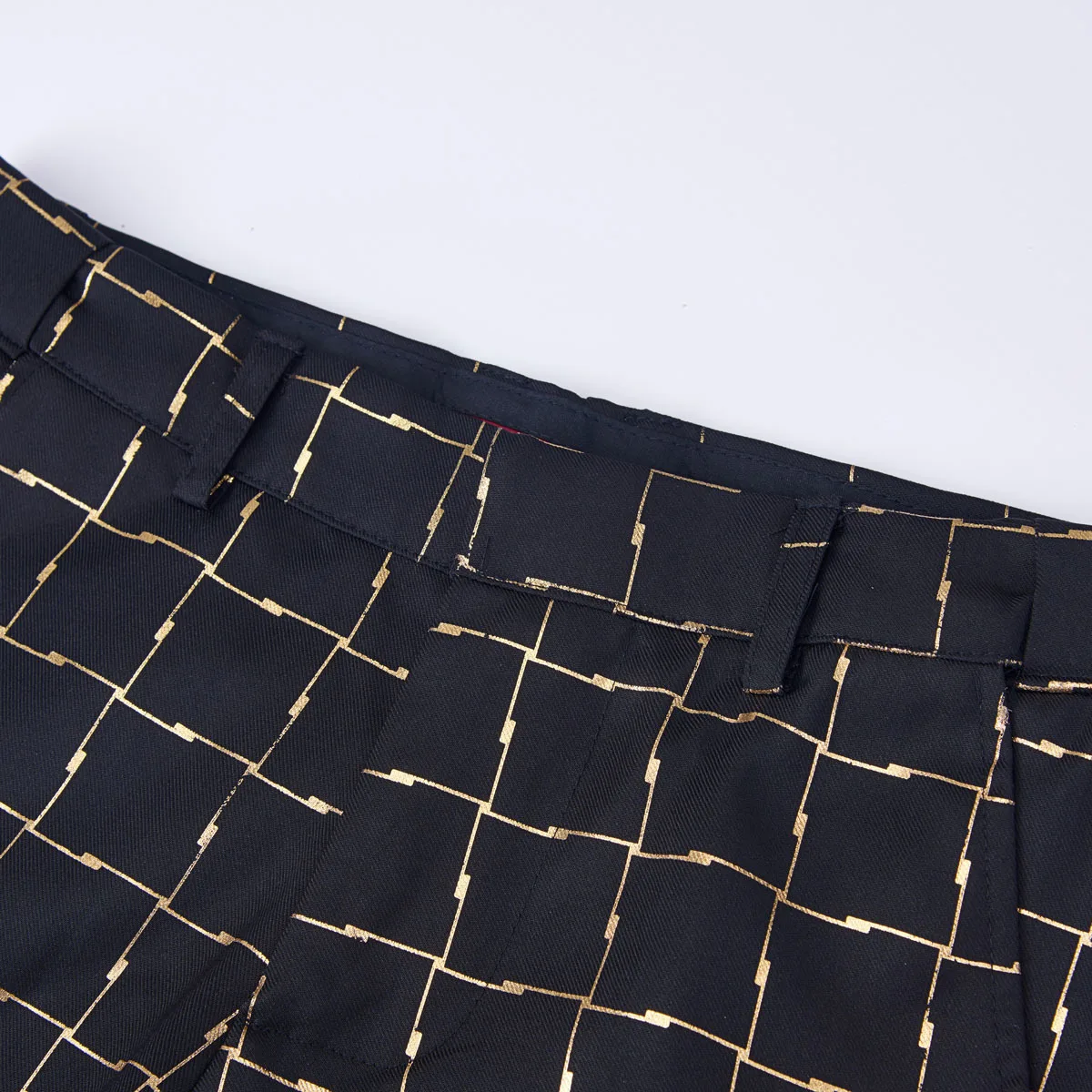PYJTRL бренд Tide для мужчин золотой цветочный Slim Fit Регулируемая талия костюм брюки размера плюс хип Горячие мужские повседневные брюки Pantalon Homme
