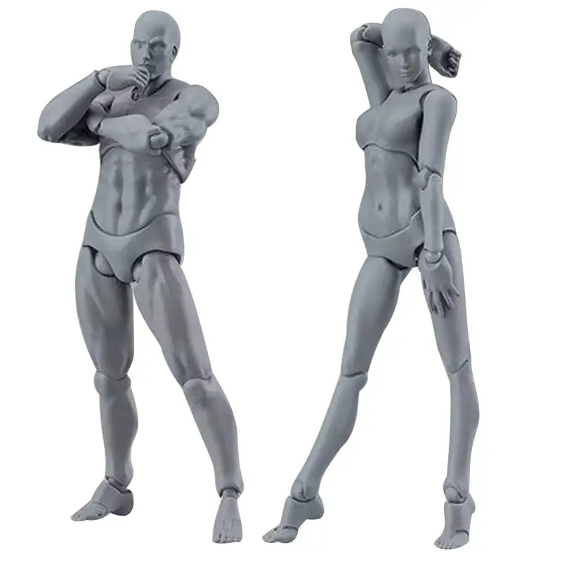 

Пластиковые фигурки для рисования Body Kun & Chan 2 шт